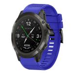 For Garmin D2 Delta PX Quick Release 26mm Silicone Watch Band(Dark Blue)