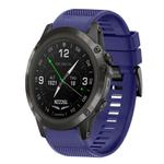 For Garmin D2 Delta PX Quick Release 26mm Silicone Watch Band(Midnight Blue)