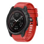 For Garmin Tactix 7 Quick Release 26mm Silicone Watch Band(Red)