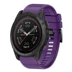 For Garmin Tactix 7 Quick Release 26mm Silicone Watch Band(Purple)