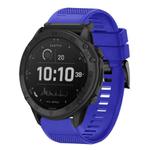 For Garmin Tactix Delta Quick Release 26mm Silicone Watch Band(Dark Blue)