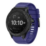 For Garmin Tactix Delta Quick Release 26mm Silicone Watch Band(Midnight Blue)