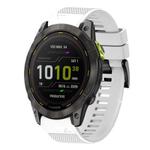 For Garmin Enduro 2 Quick Release 26mm Silicone Watch Band(White)