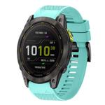 For Garmin Enduro 2 Quick Release 26mm Silicone Watch Band(Mint Green)