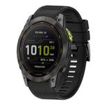 For Garmin Enduro 2 Quick Release 26mm Silicone Watch Band(Black)