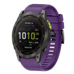 For Garmin Enduro 2 Quick Release 26mm Silicone Watch Band(Purple)