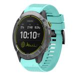 For Garmin Enduro Quick Release 26mm Silicone Watch Band(Mint Green)