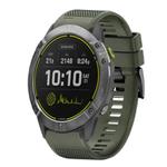 For Garmin Enduro Quick Release 26mm Silicone Watch Band(Army Green)