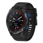 For Garmin Descent MK 2i Quick Release 26mm Silicone Watch Band(Black)