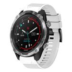 For Garmin Descent MK 2 Quick Release 26mm Silicone Watch Band(White)