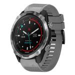 For Garmin Descent MK 2 Quick Release 26mm Silicone Watch Band(Grey)