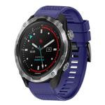 For Garmin Descent MK 2 Quick Release 26mm Silicone Watch Band(Midnight Blue)