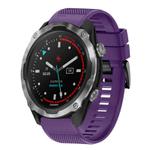 For Garmin Descent MK 2 Quick Release 26mm Silicone Watch Band(Purple)