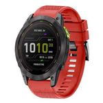 For Garmin Enduro 3 Quick Release 26mm Silicone Watch Band(Red)