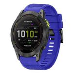 For Garmin Enduro 3 Quick Release 26mm Silicone Watch Band(Dark Blue)