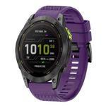 For Garmin Enduro 3 Quick Release 26mm Silicone Watch Band(Purple)