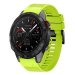 For Garmin MARQ Athlete Gen 2 Quick Release 22mm Silicone Watch Band(Lime Green)