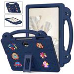 For Honor Pad 9 2023 12.1 Handle Kickstand Children EVA Shockproof Tablet Case(Navy Blue)