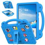 For Honor Pad 10 12.1 2025 Handle Kickstand Children EVA Shockproof Tablet Case(Sky Blue)