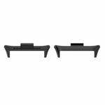 For Redmi Watch 4 1 Pair 20mm Stainless Steel Metal Watch Band Connector(Black)
