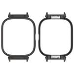 For Redmi Watch 4 Metal Frame Watch Protective Case(Black)