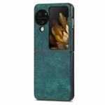 For OPPO Find N3 Vintage Leather PC Back Sckproof Phone Case(Green)