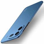 For vivo iQOO 12 MOFI Fandun Series Frosted PC Ultra-thin All-inclusive Phone Case(Blue)