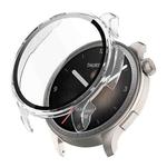 For Amazfit Balance A2286 ENKAY Hat-Prince Full Coverage Tempered Glass Film Integrated PC Watch Case(Transparent)