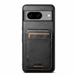 For Google Pixel 7a Suteni H02 Leather Wallet Stand Back Phone Case(Black)
