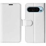 For Google Pixel 9 / 9 Pro R64 Texture Horizontal Flip Leather Phone Case(White)