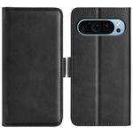 For Google Pixel 9 / 9 Pro Dual-side Magnetic Buckle Horizontal Flip Leather Phone Case(Black)