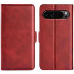 For Google Pixel 9 Pro XL Dual-side Magnetic Buckle Horizontal Flip Leather Phone Case(Red)