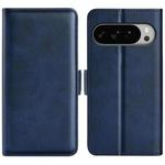 For Google Pixel 10 Pro XL Dual-side Magnetic Buckle Horizontal Flip Leather Phone Case(Dark Blue)