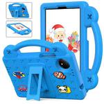 For Xiaomi Redmi Pad SE 4G 8.7 Handle Kickstand Children EVA Shockproof Tablet Case(Sky Blue)