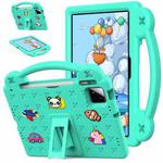 For Xiaomi Pad 7 / 7 Pro 2024 Handle Kickstand Children EVA Shockproof Tablet Case(Mint Green)