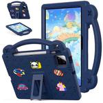 For Xiaomi Pad 7 / 7 Pro 2024 Handle Kickstand Children EVA Shockproof Tablet Case(Navy Blue)