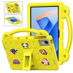 For Huawei MetePad 11 2023/2021 Handle Kickstand Children EVA Shockproof Tablet Case(Yellow)