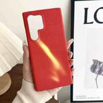 For Samsung Galaxy S24 Ultra 5G Thermal Sensor Discoloration Silicone Phone Case(Red)
