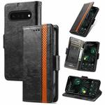 For Google Pixel 6 CaseNeo Splicing Dual Magnetic Buckle Leather Phone Case(Black)