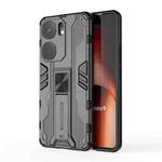 For vivo iQOO Neo9 Pro / Neo9 Supersonic Armor PC Hybrid TPU Phone Case(Black)