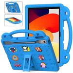 For  Lenovo Tab  P12 Handle Kickstand Children EVA Shockproof Tablet Case(Sky Blue)