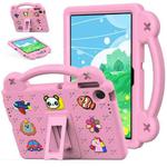 For Lenovo Tab TB-311 / WIFI 10.1 2025 Handle Kickstand Children EVA Shockproof Tablet Case(Pink)