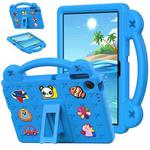 For Lenovo Tab K10 Gen 2 / WiFi 2025 Handle Kickstand Children EVA Shockproof Tablet Case(Sky Blue)