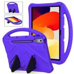 For Lenovo Tab P12 EVA Shockproof Tablet Case with Holder(Purple)