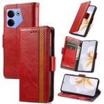 For Tecno Camon 20 Pro 5G CaseNeo Splicing Dual Magnetic Buckle Leather Phone Case(Red)