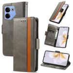 For Tecno  Camon 20 / 20 Pro 4G CaseNeo Splicing Dual Magnetic Buckle Leather Phone Case(Gary)