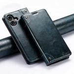 For iPhone 17 Suteni Baroque Calf Texture Buckle Wallet Leather Phone Case(Blue)