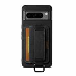 For Google Pixel 10 Pro Suteni H13 Litchi Leather Wrist Strap Wallet Back Phone Case(Black)