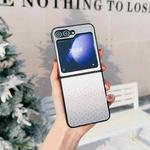 For Samsung Galaxy Z Flip5 5G Gradient Stars Moon PC Shockproof Phone Case(Grey)