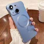 For iPhone 15 Plus Frameless MagSafe PC Phone Case(Far peak Blue)